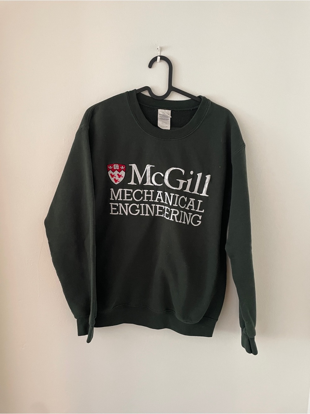 Mechanical Engineering Dark Green Crewneck Sweatshirt